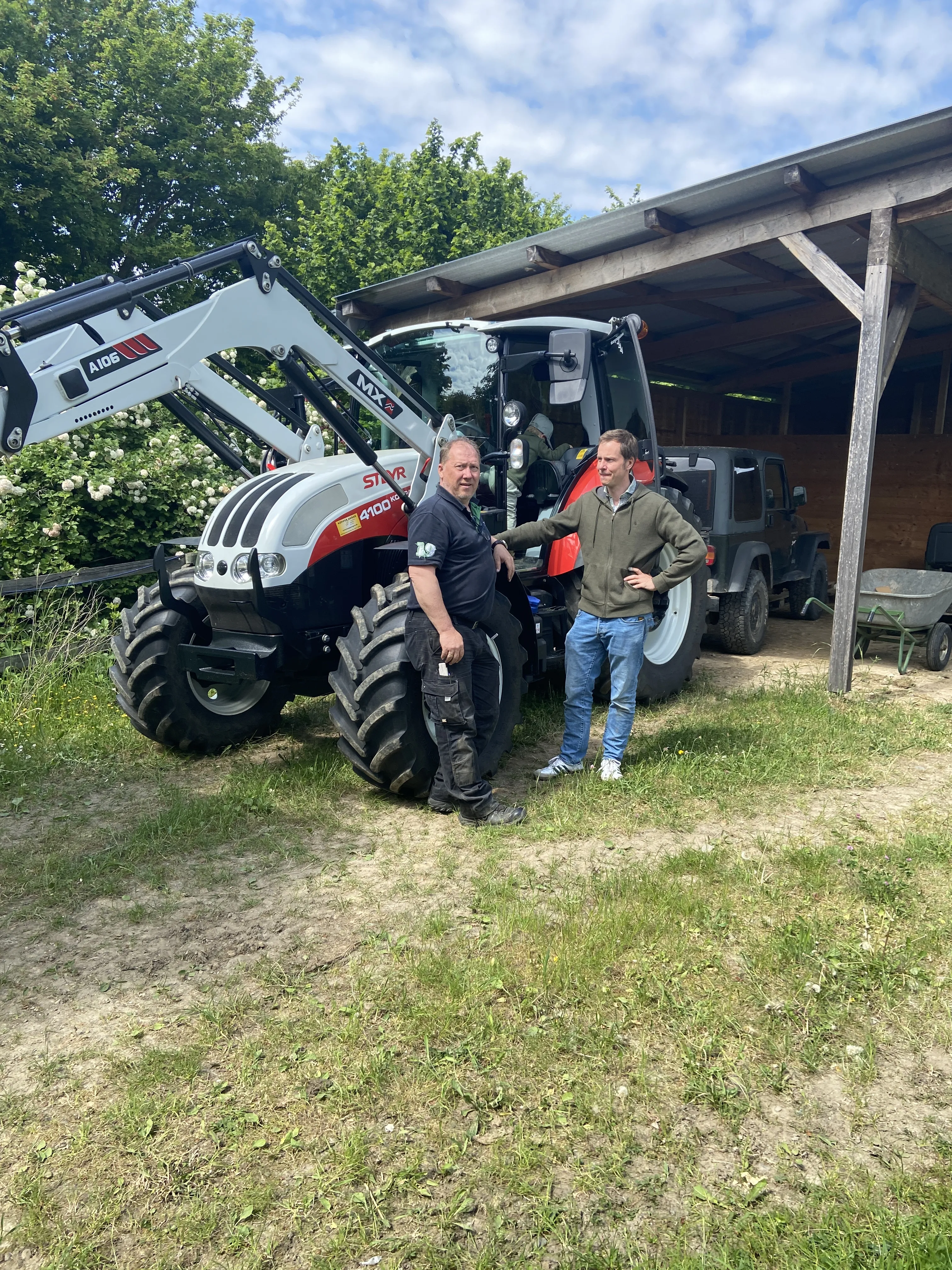 Schlepperauslieferung Steyr 4100 Kompakt HiLo