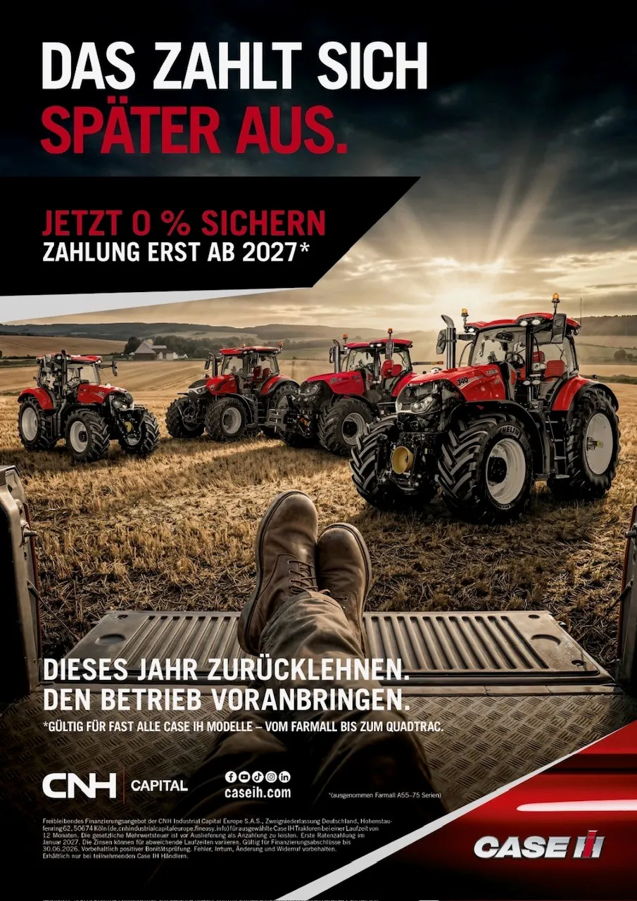 Relax-Finanzierung für Case IH und Steyr 